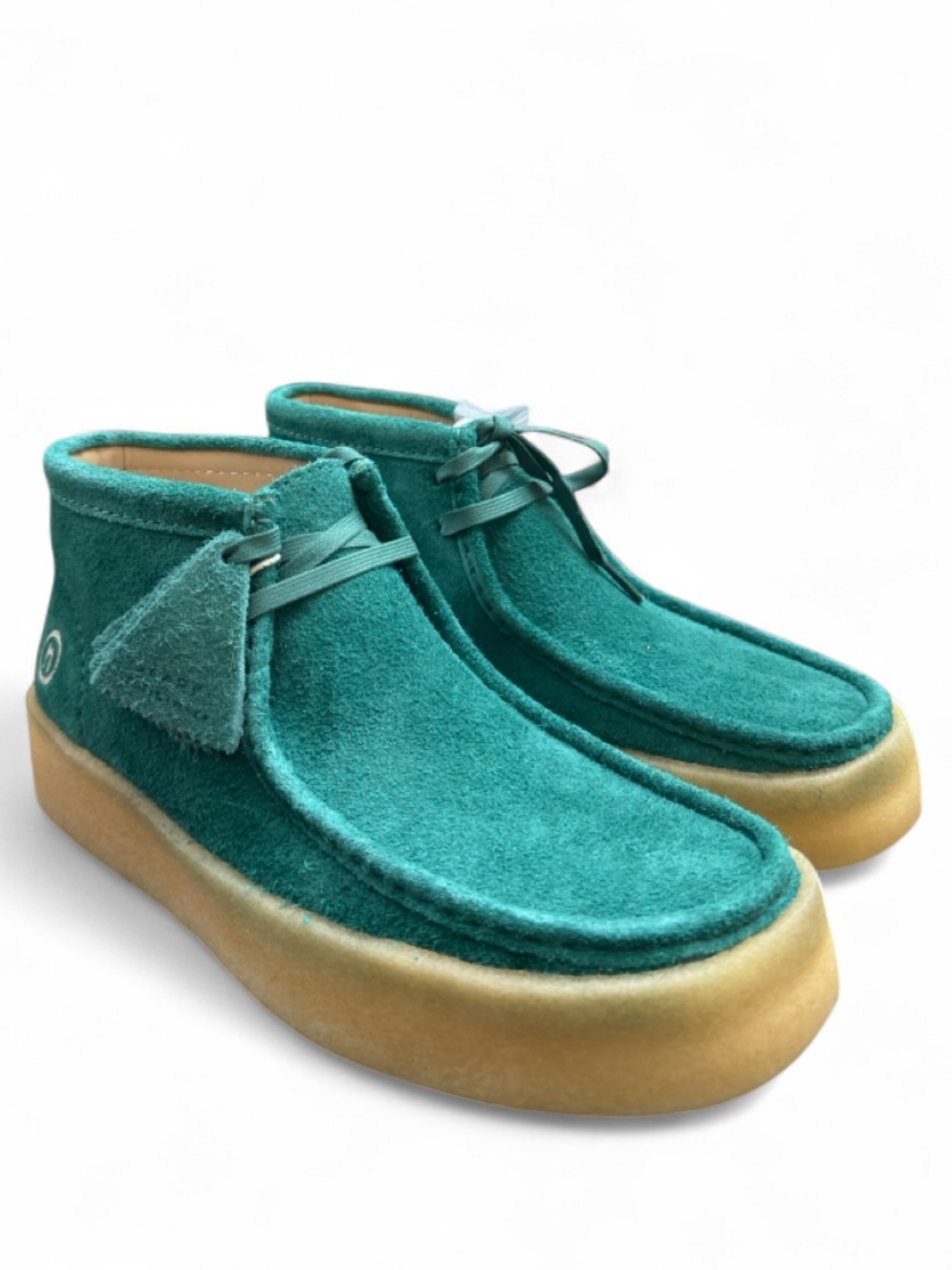 Hidden NY x Clarks Wallabee Cup Green Suede Boots Size US 10.5 Men’s (NEW)